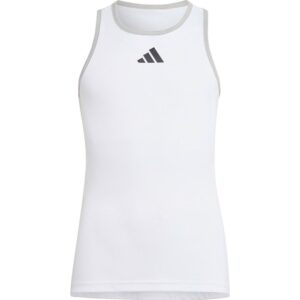 Adidas Club Sleeveless T-shirt Blanco 7-8 Years Niño