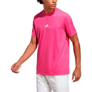 Adidas Court Short Sleeve T-shirt Rosa XS Hombre
