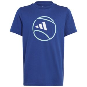 Adidas Yen Cat Short Sleeve T-shirt Azul 5-6 Years Niño