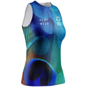 Otso Blue Birds Sleeveless T-shirt Azul XS Mujer