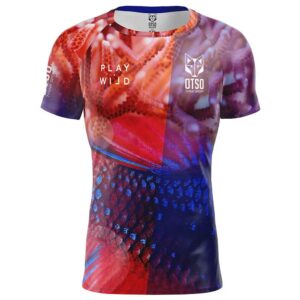 Otso Coral Short Sleeve T-shirt Multicolor L Hombre