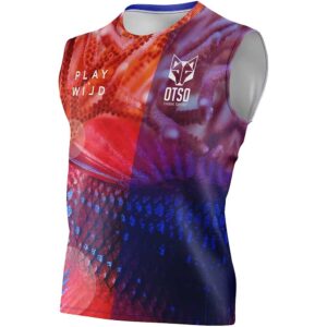 Otso Coral Sleeveless T-shirt Multicolor M Hombre