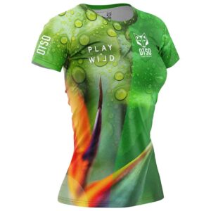 Otso Paradise Short Sleeve T-shirt Verde S Mujer