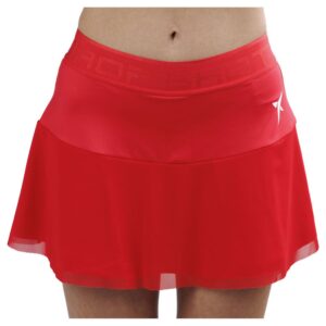 Drop Shot Caima Skirt Rojo L Mujer