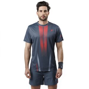 Drop Shot Dailos Short Sleeve T-shirt Gris 2XL Hombre