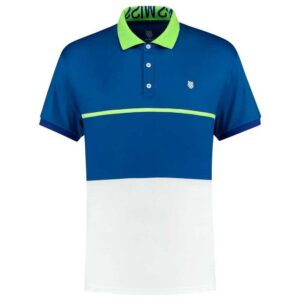 K-swiss Hypercourt Express Short Sleeve Polo Azul L Hombre