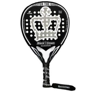 Black Crown Special Soft Padel Racket Plateado