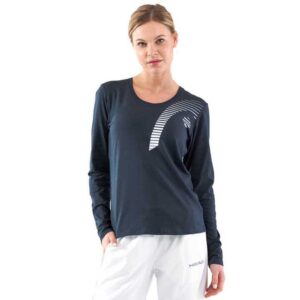 Head Racket Club 22 Linda Long Sleeve T-shirt Azul S Mujer