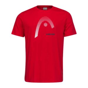Head Racket Club Carl Short Sleeve T-shirt Rojo 2XL Hombre