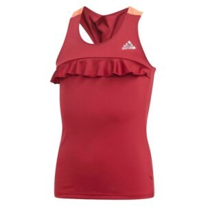 Adidas Ribbon Sleeveless T-shirt Rojo 11-12 Years Niño