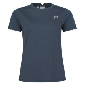 Head Racket Padel Tech Short Sleeve T-shirt Azul L Mujer