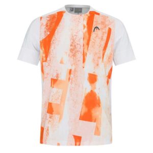 Head Racket Padel Tech Short Sleeve T-shirt Naranja S Hombre