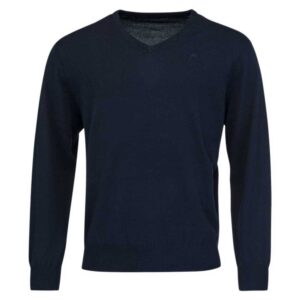 Head Racket Pullover Long Sleeve Polo Azul L Hombre