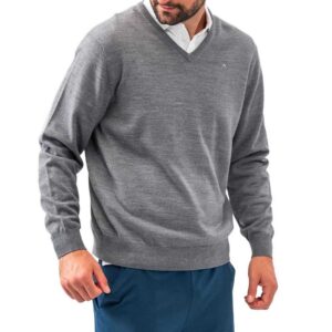 Head Racket Pullover Long Sleeve Polo Gris L Hombre
