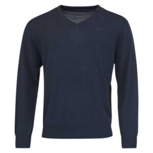 Head Racket Pullover Long Sleeve Polo Azul L Hombre