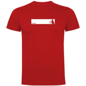 Kruskis Tennis Frame Short Sleeve T-shirt Rojo L Hombre