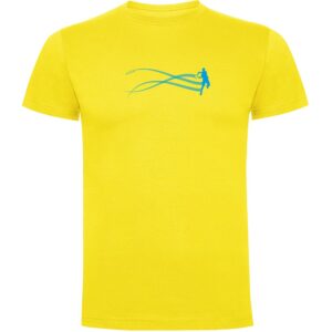 Kruskis Tennis Estella Short Sleeve T-shirt Amarillo L Hombre