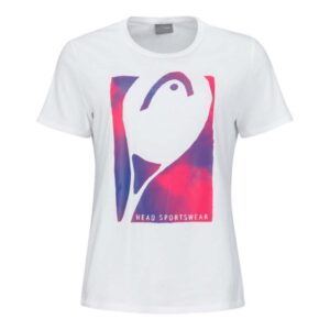 Head Racket Vision Short Sleeve T-shirt Blanco S Mujer