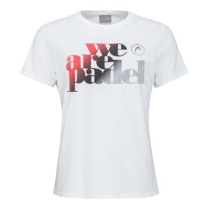 Head Racket We Are Padel Ii Short Sleeve T-shirt Blanco S Mujer