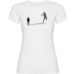Kruskis Tennis Shadow Short Sleeve T-shirt Blanco 2XL Mujer