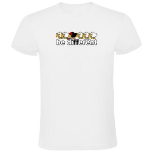 Kruskis Be Different Tennis Short Sleeve T-shirt Blanco M Hombre