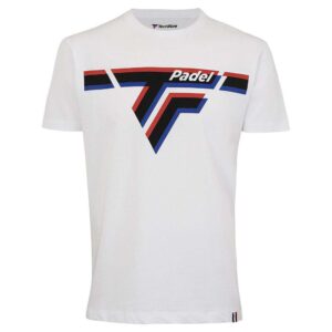 Tecnifibre Padel Short Sleeve T-shirt Blanco S Hombre