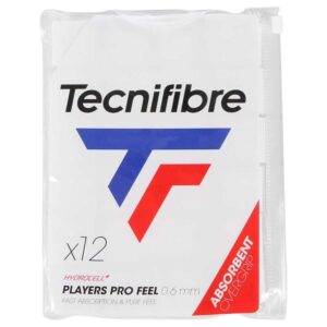 Tecnifibre Players Pro Feel Overgrip 12 Units Blanco