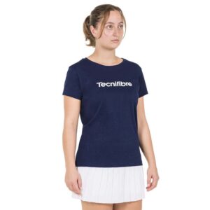 Tecnifibre Team Cotton Short Sleeve T-shirt Azul S Mujer