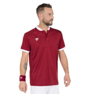 Tecnifibre Team Mesh Short Sleeve Polo Rojo 2XL Hombre