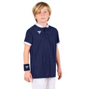 Tecnifibre Team Mesh Short Sleeve Polo Azul 10-12 Years