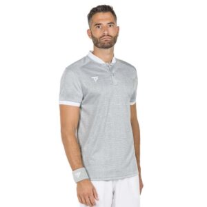 Tecnifibre Team Mesh Short Sleeve Polo Gris 2XL Hombre