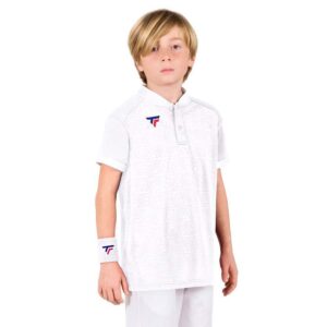 Tecnifibre Team Mesh Short Sleeve Polo Blanco 10-12 Years
