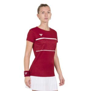 Tecnifibre Team Tech Short Sleeve T-shirt Rojo S Mujer