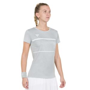 Tecnifibre Team Tech Short Sleeve T-shirt Gris S Mujer