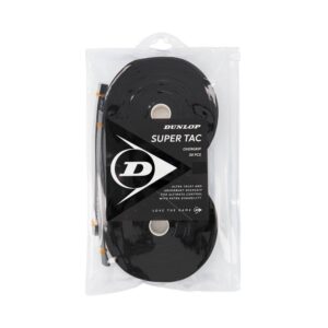 Dunlop Super Tac Tennis Overgrip 30 Units Negro