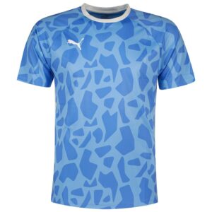 Puma Teamliga Graphic Short Sleeve T-shirt Azul S Hombre