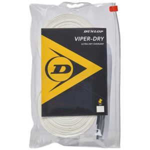 Dunlop Viperdry Tennis Overgrip 30 Units Blanco