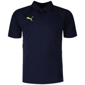 Puma Teamliga Short Sleeve Polo Azul S Hombre