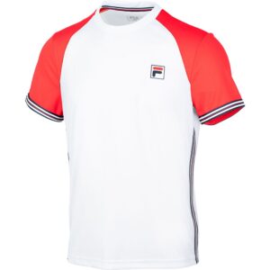 Fila Sport Alfie Short Sleeve T-shirt Blanco S Hombre