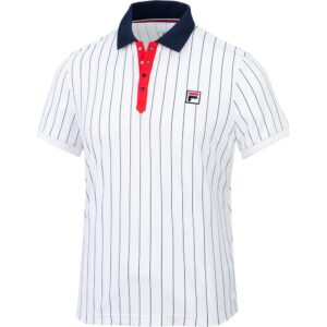 Fila Sport Stripes Short Sleeve Polo Blanco S Hombre