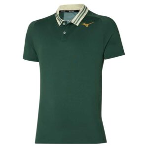 Mizuno Shadow Short Sleeve Polo Verde M Hombre