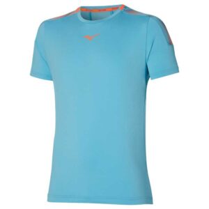 Mizuno Shadow Short Sleeve T-shirt Azul XL Hombre