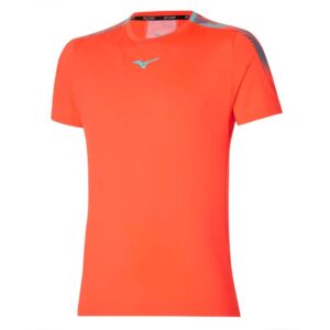 Mizuno Shadow Short Sleeve T-shirt Naranja S Hombre