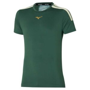 Mizuno Shadow Short Sleeve T-shirt Verde M Hombre