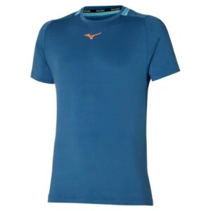 Mizuno 62gaa00117 Short Sleeve T-shirt Azul XL Hombre