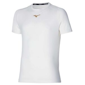 Mizuno 62gaa00101 Short Sleeve T-shirt Blanco M Hombre
