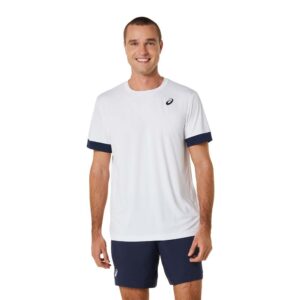 Asics Court Short Sleeve T-shirt Blanco 2XL Hombre