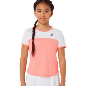 Asics 2044a039 Short Sleeve T-shirt Rosa 5-6 Years Niño