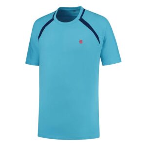 K-swiss Hypercourt Mesh Crew 2 Short Sleeve T-shirt Azul S Hombre