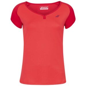 Babolat Play Short Sleeve T-shirt Rojo XL Mujer